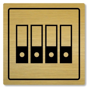Archiv, 100x100mm, zlatá, Arizona